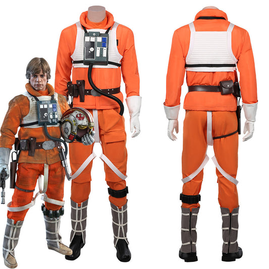 Star Wars Luke Skywalker Combinaison de pilote Halloween Carnival Suit Costume de cosplay