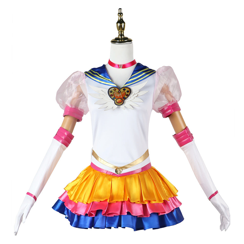 Sailor MooCostume de cosplay de Tsukino Usagi pour Halloween et carnaval, costume de déguisement