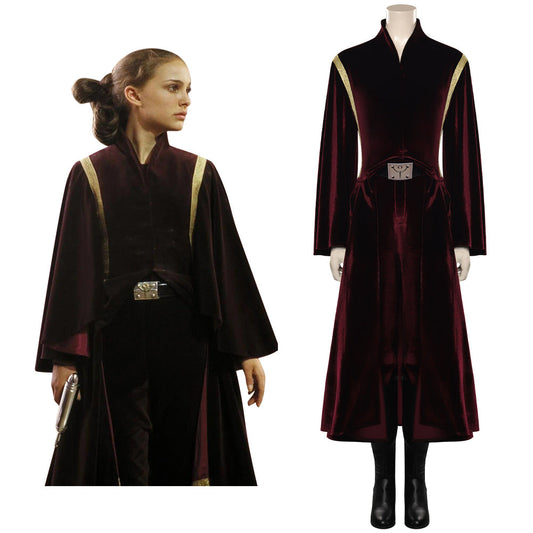 Star Wars Padmé Amidala Costume de cosplay Tenues Halloween Carnaval Costume