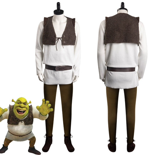 ShreMonstre Vert Alien Costume de cosplay Tenues Halloween Carnaval Costume de fête de déguisement