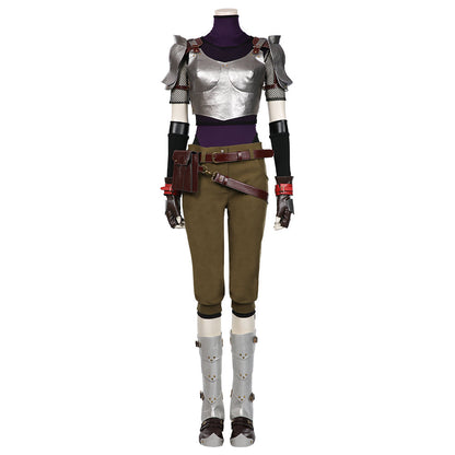 Final Fantasy VII RemakJessie Combinaison Tenue Halloween Carnival Suit Costume de cosplay