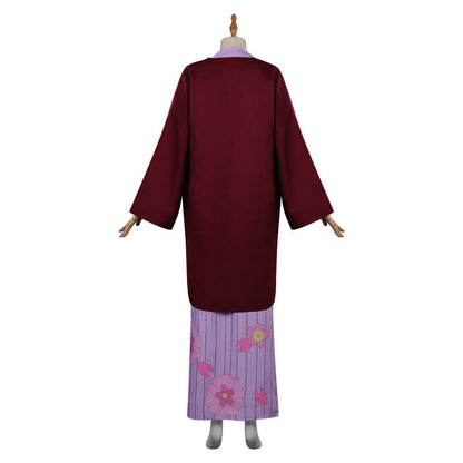 Kanroji MitsurCostume de cosplay en kimono pour Halloween et carnaval, costume de déguisement