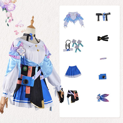 Honkai: Star Rail March 7tCostume de cosplay pour Halloween et carnaval, costume de déguisement