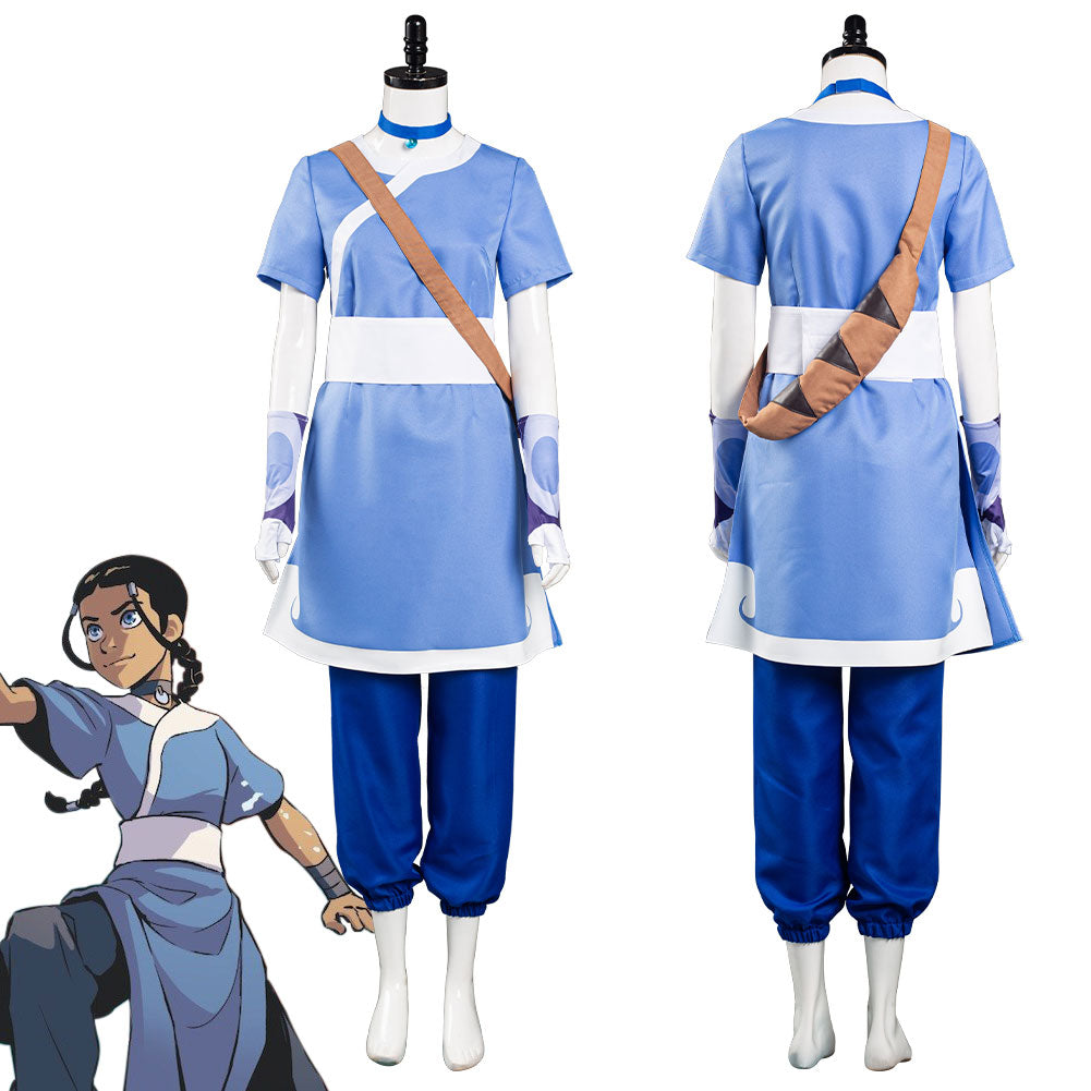 Avatar: Le dernier maître de l'air Katara Halloween Carnaval Costume de cosplay