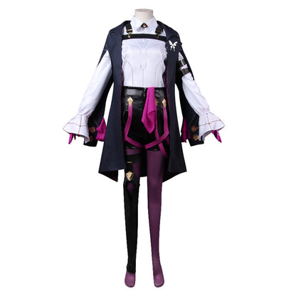 Anime Honkai: Star RaiCostume de cosplay de Kafka pour Halloween et carnaval, costume de déguisement