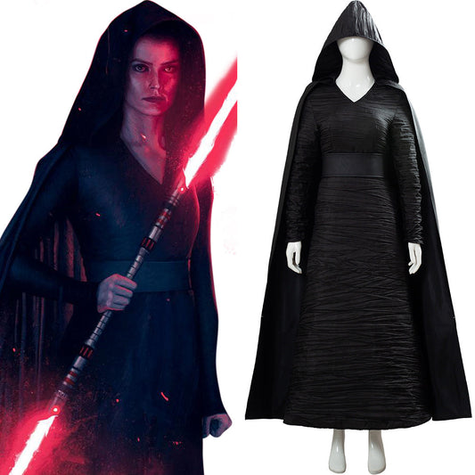 Tenue de Dark Side Rey de Star Wars: L'Ascension de Skywalker Cosplay Costume