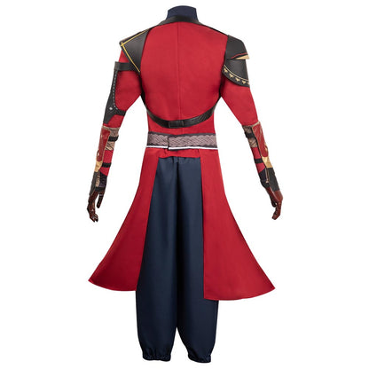 Code KitCostume de cosplay de Sun Ce avec gilet et chemise pour Halloween et carnaval