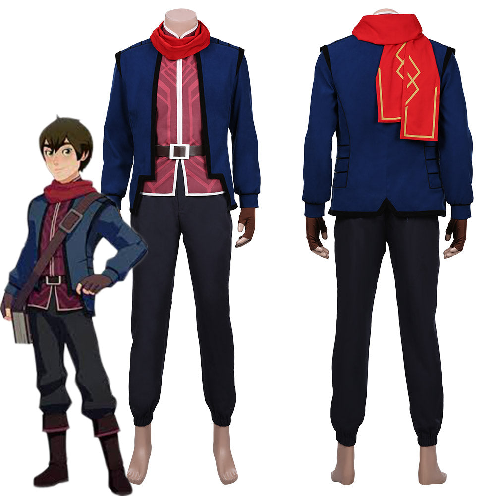 Le Prince DragoCallum Manteau Uniforme Tenue Halloween Carnival Suit Costume de cosplay