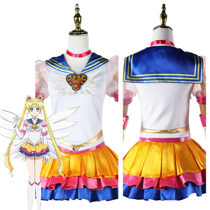 Sailor MooCostume de cosplay de Tsukino Usagi pour Halloween et carnaval, costume de déguisement