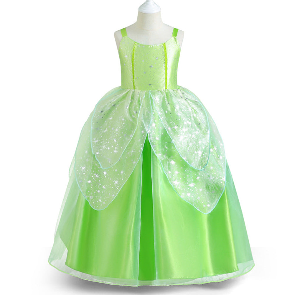 Enfants Filles Peter Pan & Wendy Tinker BelCostume de cosplay pour Halloween et carnaval, robe de déguisement