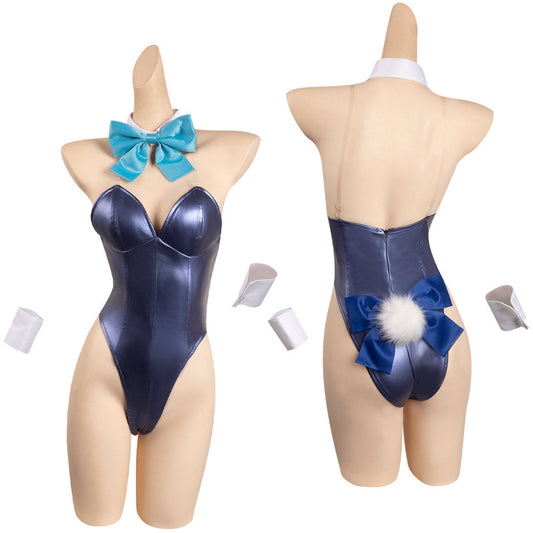 Blue ArchivCostume de cosplay d'Asuma Toki avec tenue de bunny girl pour Halloween, carnaval