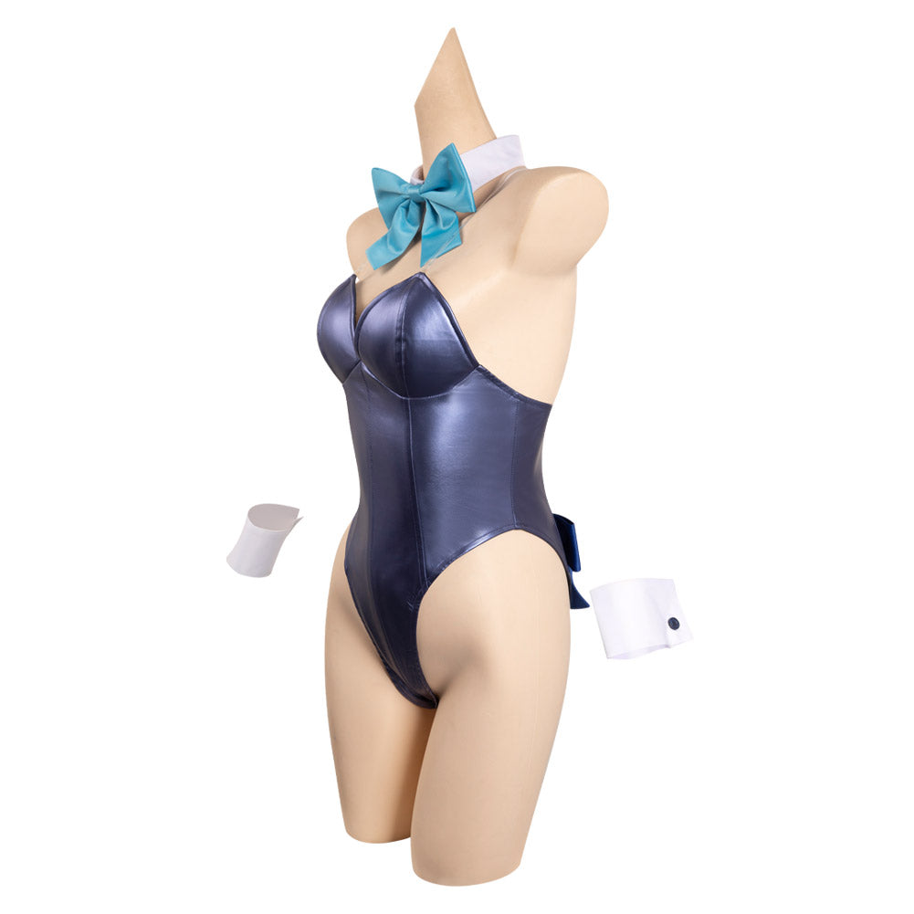 Blue ArchivCostume de cosplay d'Asuma Toki avec tenue de bunny girl pour Halloween, carnaval