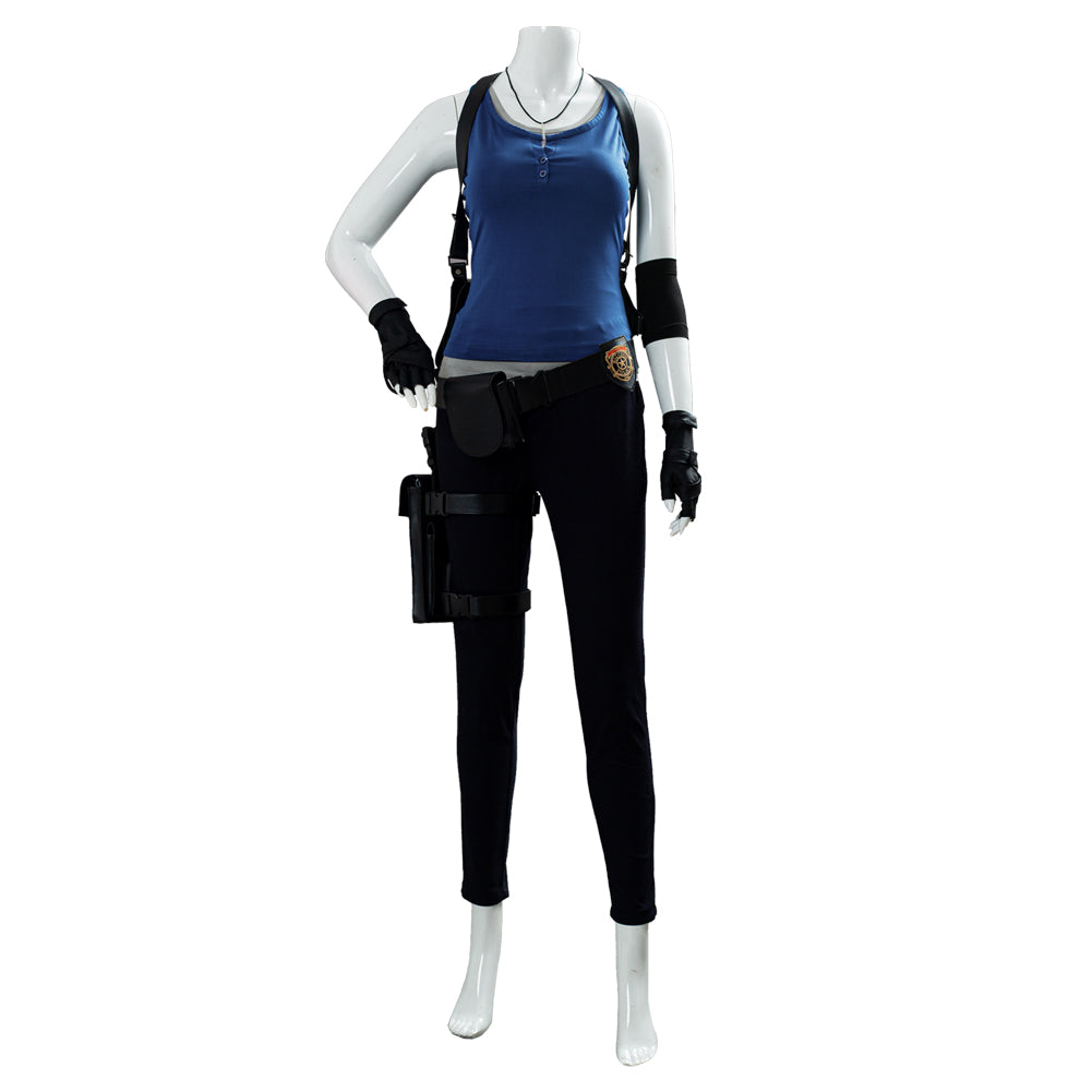 Costume de cosplay de Jill Valentine de Resident Evil 3: Remake Halloween Carnival Suit Cosplay Costume