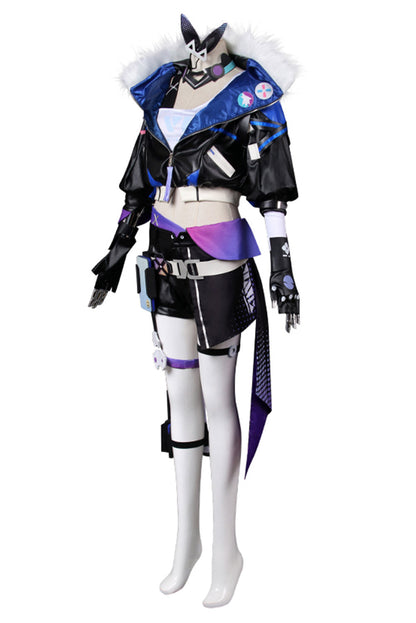 Honkai: Star Rail Silver WolCostume de cosplay pour Halloween et carnaval, costume de déguisement