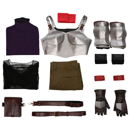 Final Fantasy VII RemakJessie Combinaison Tenue Halloween Carnival Suit Costume de cosplay