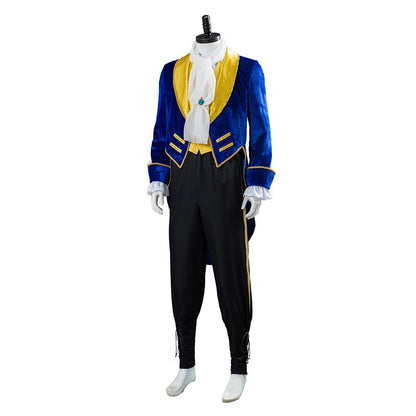 Costume de cosplay du prince de La Belle et la Bête pour hommes Halloween Carnival Costume