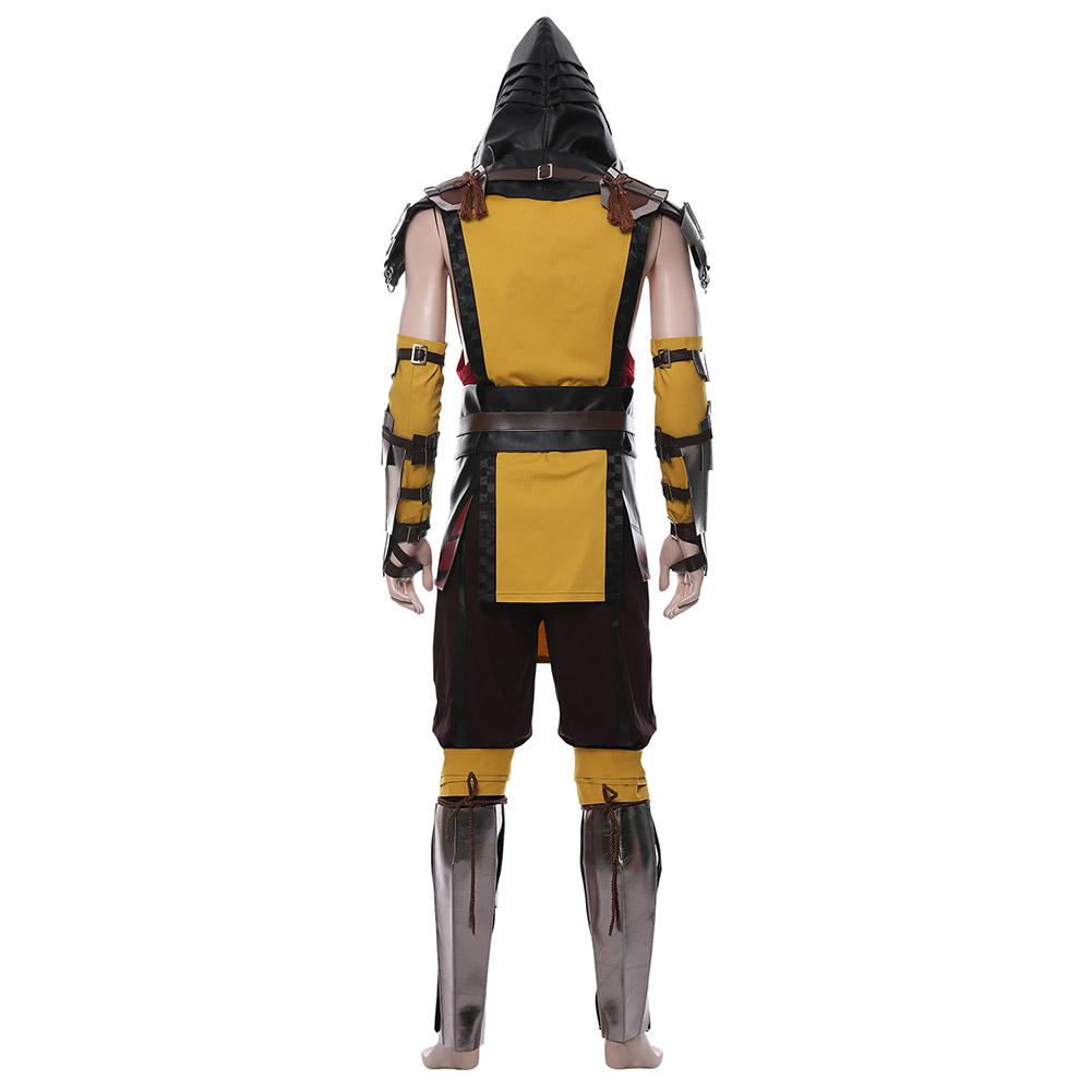 Mortal Kombat 11 Costume de cosplay Scorpion Tenues Halloween Carnaval Costume