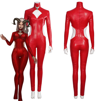 Game Marvel Future Fight-Satana Combinaison Romper Tenue Halloween Carnival Suit Costume de cosplay