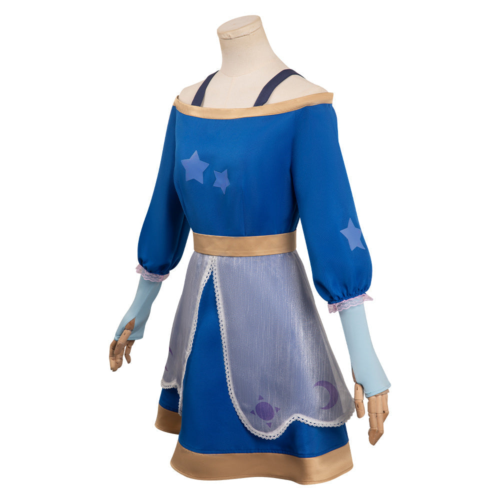 The Owl HousCostume de cosplay d'Amity avec robe pour Halloween, carnaval