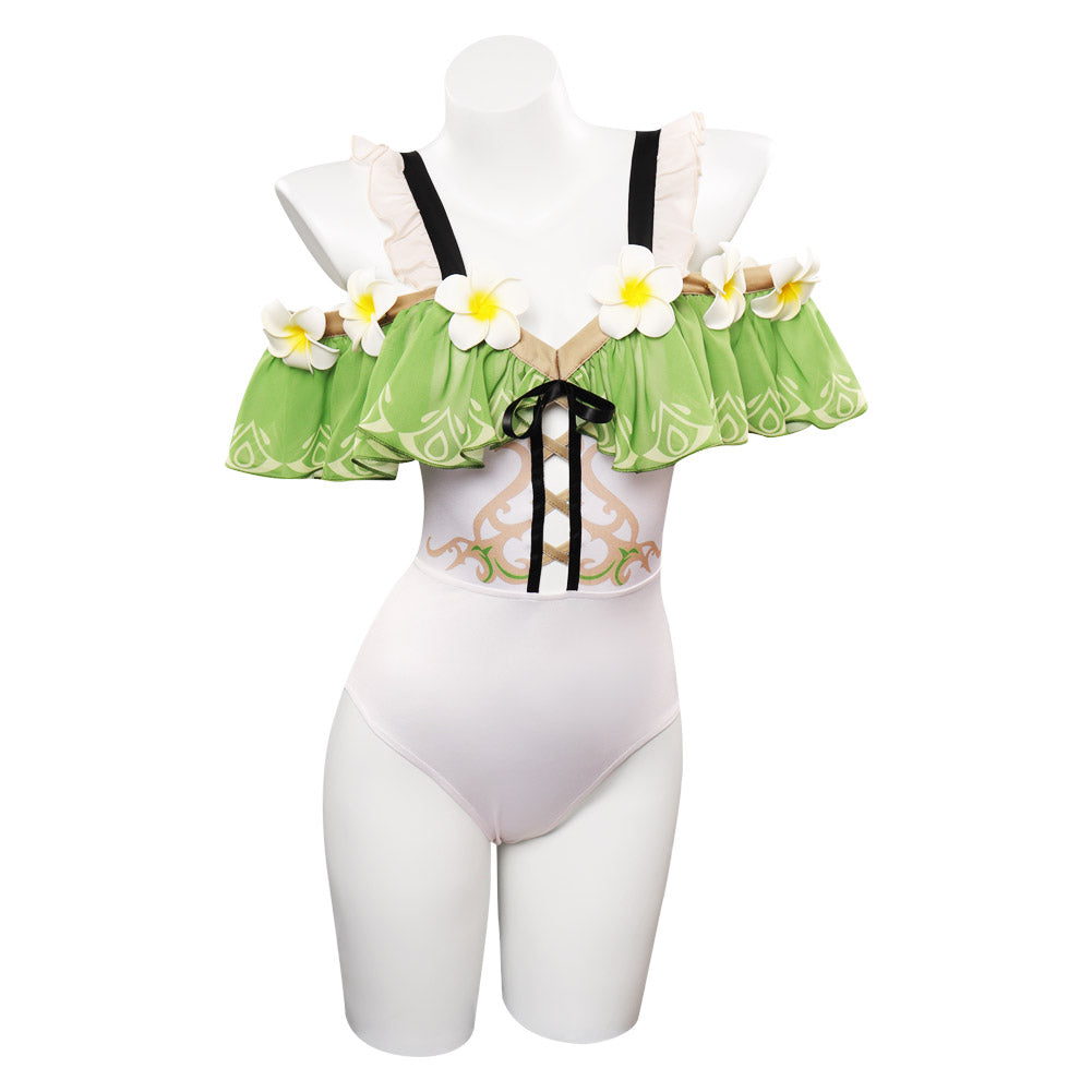 Nahida Genshin ImpacCostume de cosplay en maillot de bain pour Halloween et carnaval, costume de déguisement