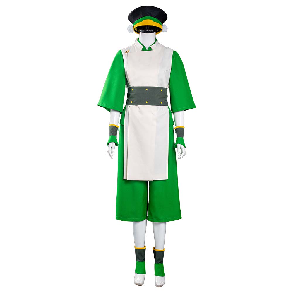 Avatar : Le Dernier Maître de l'Air Toph Bengfang Tenue Halloween Carnival Suit Costume de cosplay