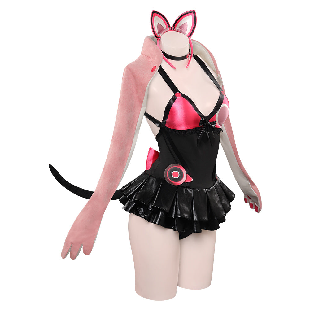 Tekken Costume de cosplay sexy de Lucky Chloe pour Halloween et carnaval, costume de déguisement